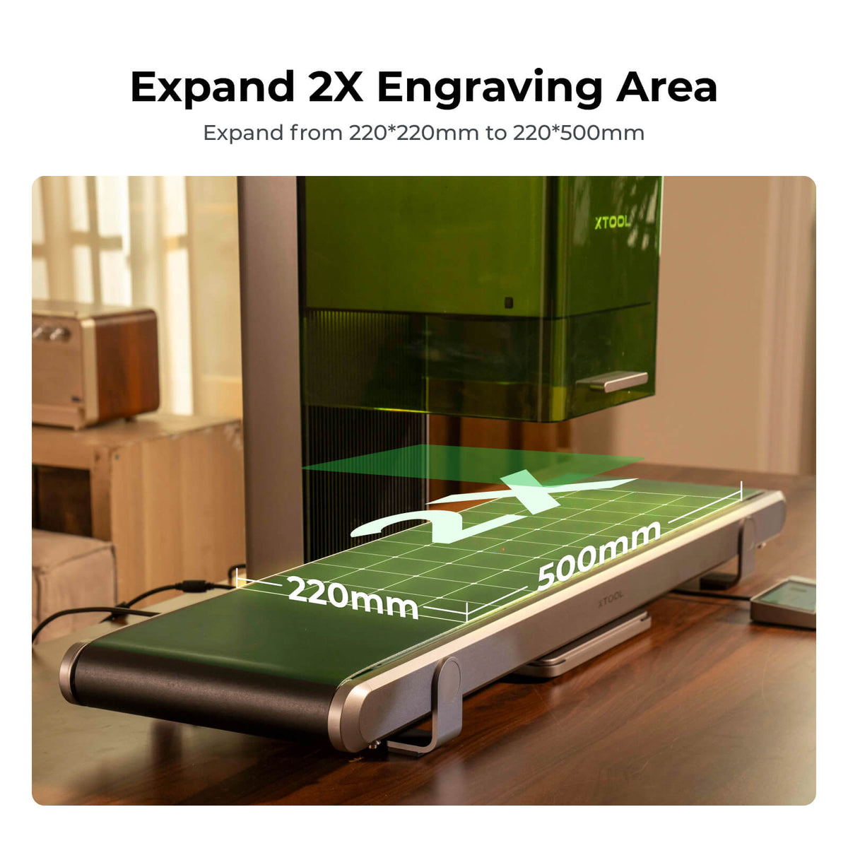 xTool Auto Streamline Conveyor for F2 Ultra UV/F2 Ultra/F1 Ultra