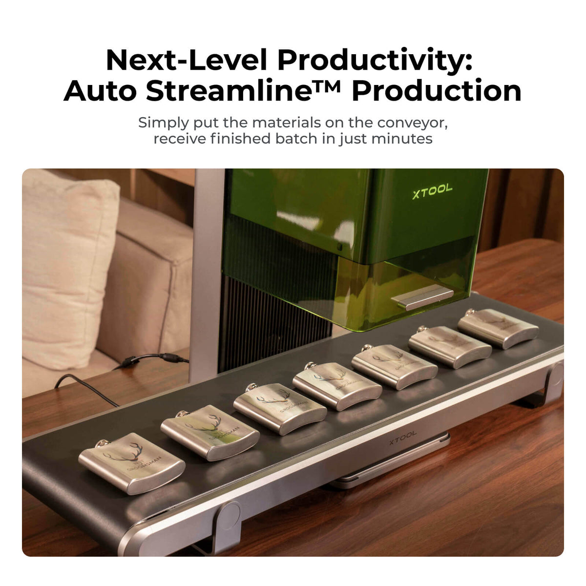 xTool Auto Streamline Conveyor for F2 Ultra UV/F2 Ultra/F1 Ultra