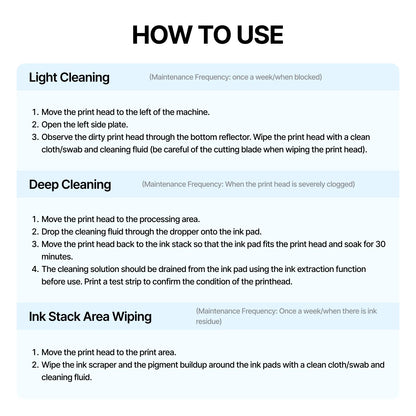 xTool Apparel Printer Cleaning Fluid (100ml) – How to use