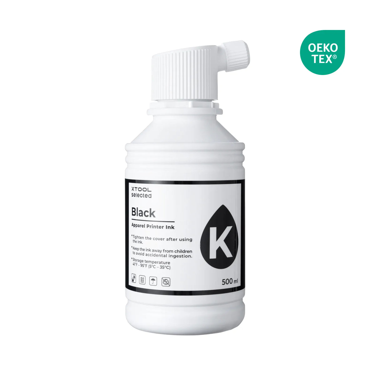 xTool Apparel Printer Ink (500ml) – Black ink