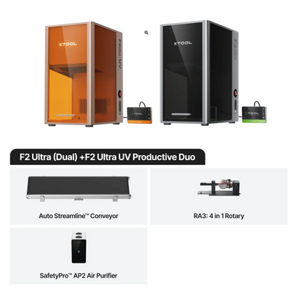 xTool F2 Ultra (Dual) + F2 Ultra UV Productive Bundle