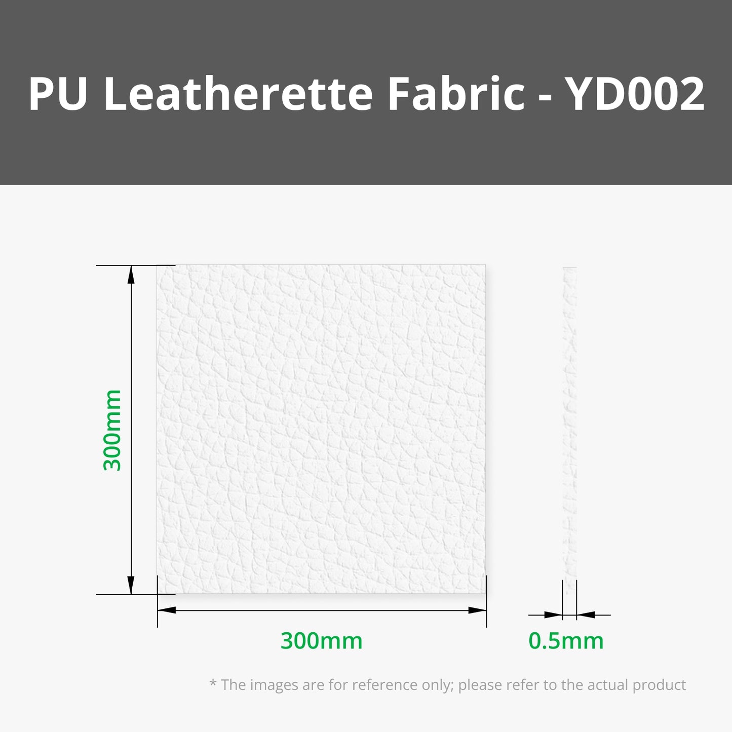 Bambu Pebbled PU Leatherette Fabric (5 pieces)