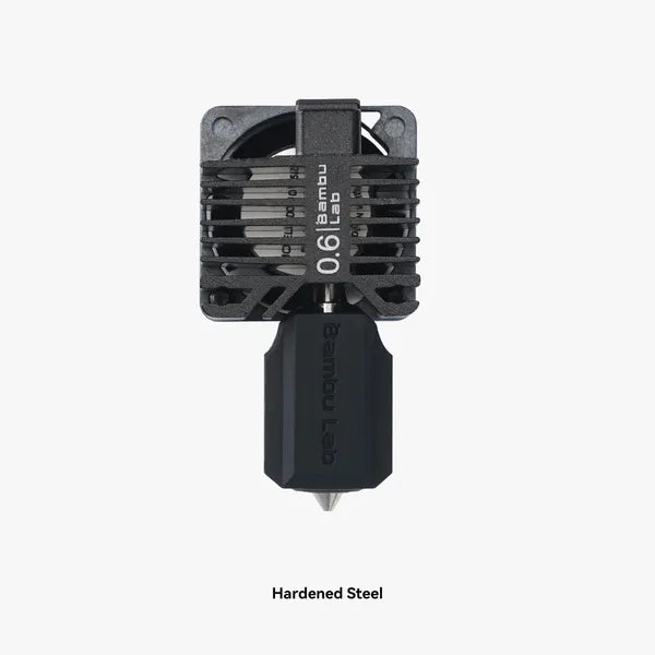 FAH005-P - Complete HotEnd Assembly with Hardened Steel .6mm Nozzle (P1P/P1S)