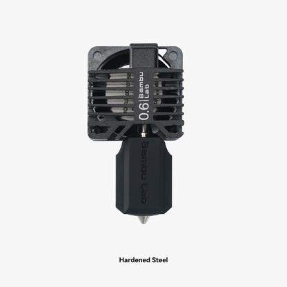 FAH005 - Complete HotEnd Assembly with Hardened Steel .6 Nozzle (X1C)