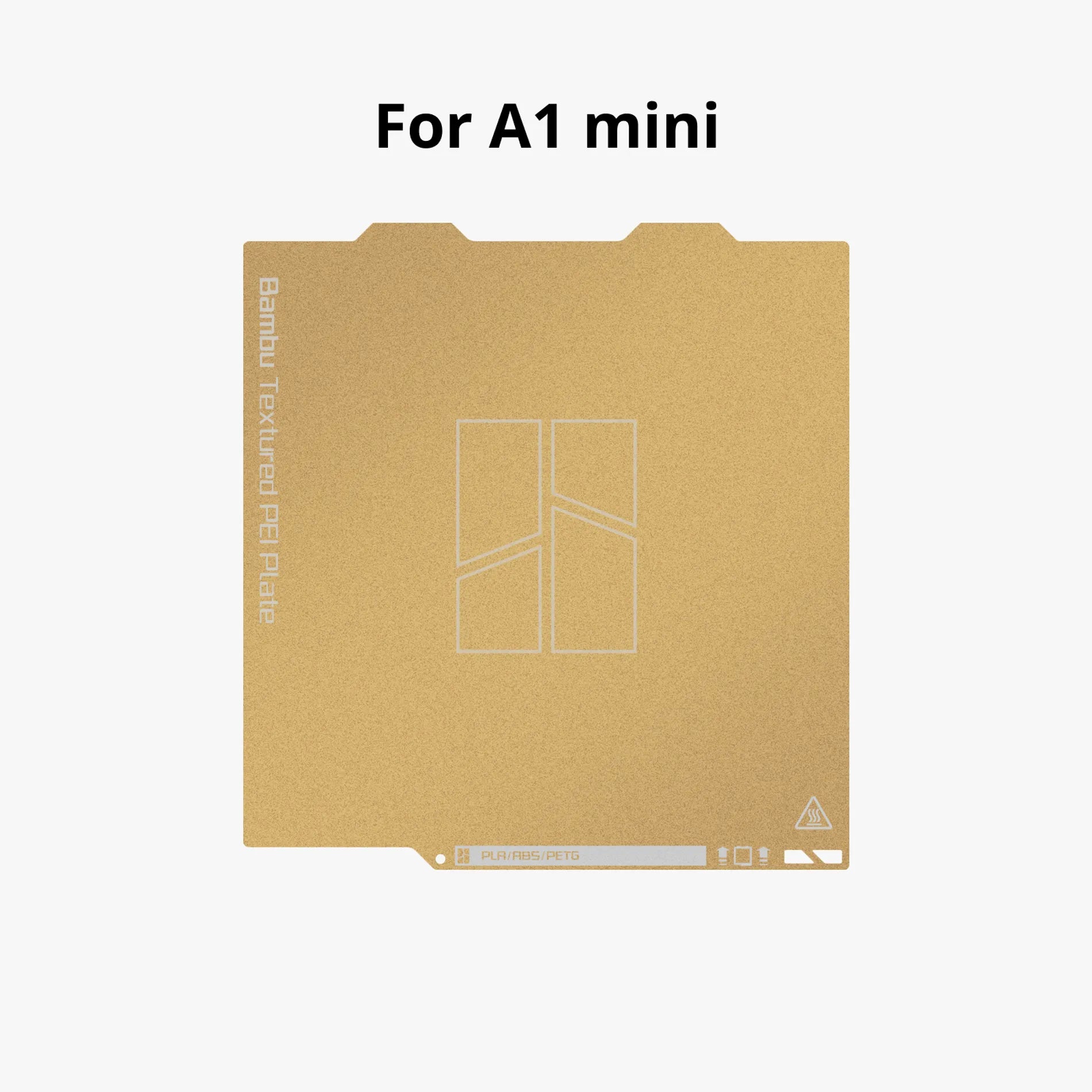 FAP009 - Bambu Textured PEI Plate (A1 Mini) - fbrc8 llc