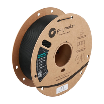 Polymaker HT-PLA-GF 1.75mm filament spool - Black