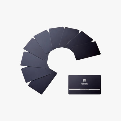 YC001 - Black Aluminium Card .4mm (10pcs)