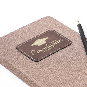 Rectangular PU Iron-on Patch - Rustic to Gold (10 pieces)