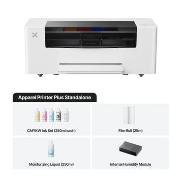 xTool Apparel Printer Plus Standalone package contents