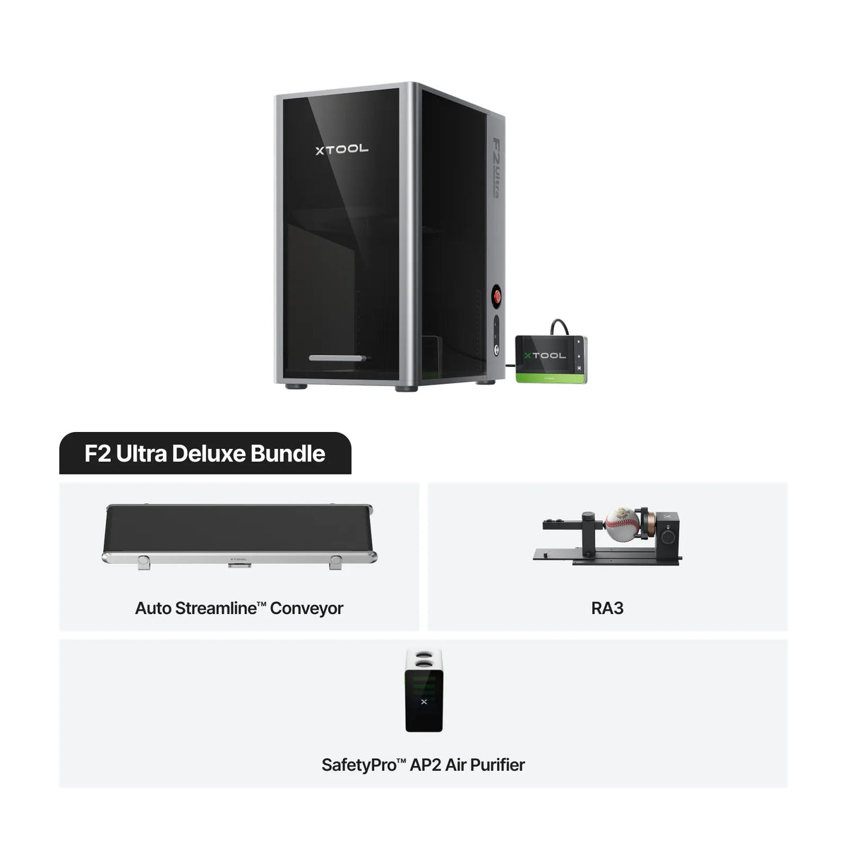 xTool F2 Ultra Dual Laser Deluxe Bundle