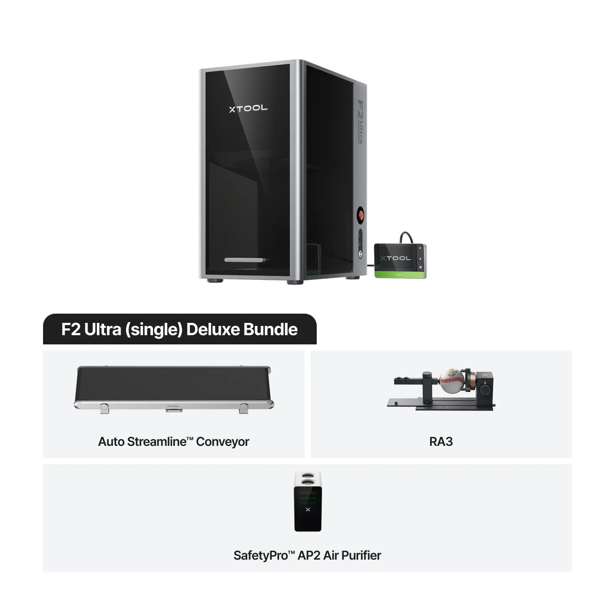 xTool F2 Ultra Single Laser Deluxe Bundle